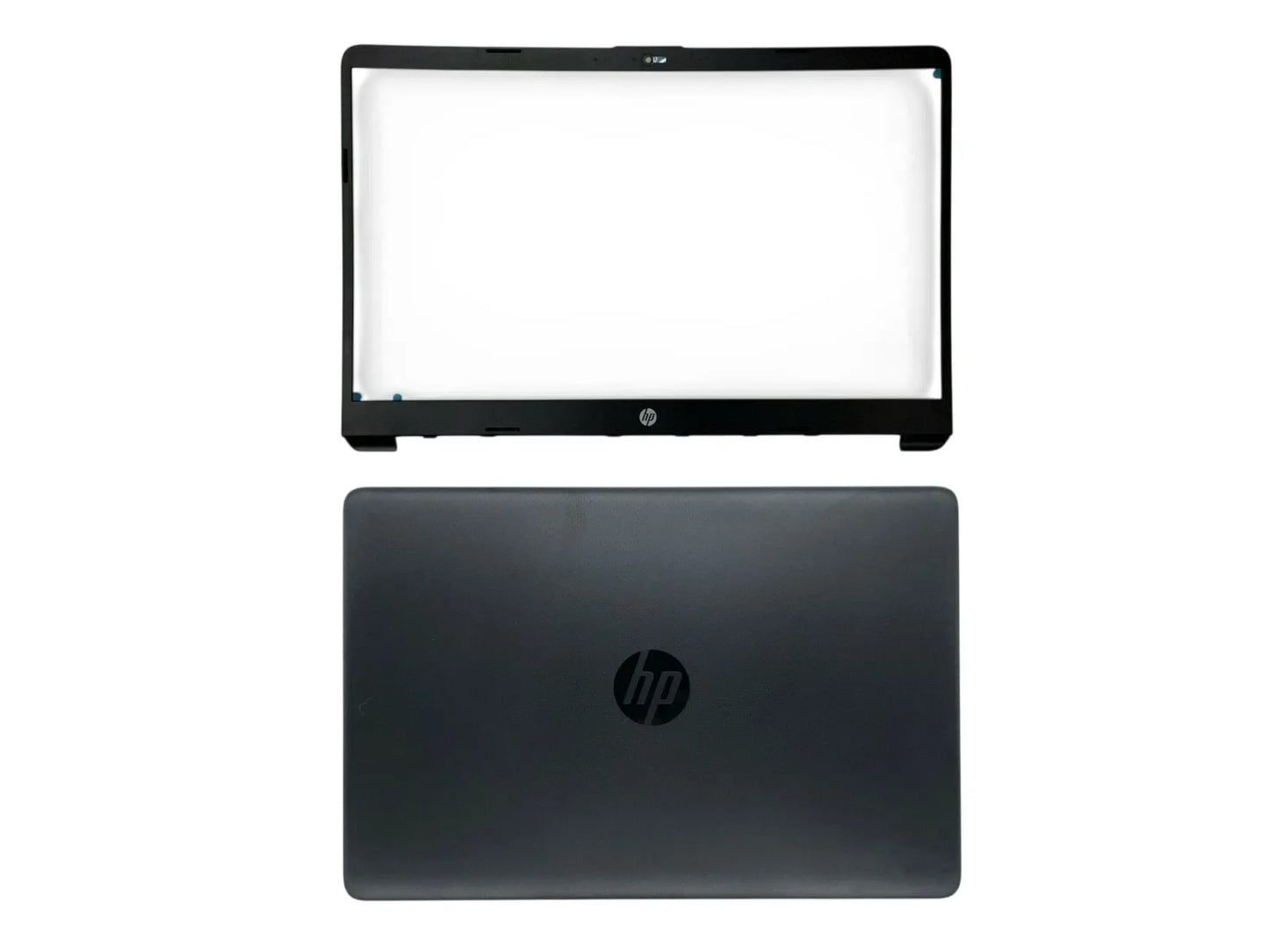 LappyPower LCD Back Cover ABH for HP 15S-DU 15S-DR 15S-DY 15-DW (With Hinge and Front Bezel) (Black)