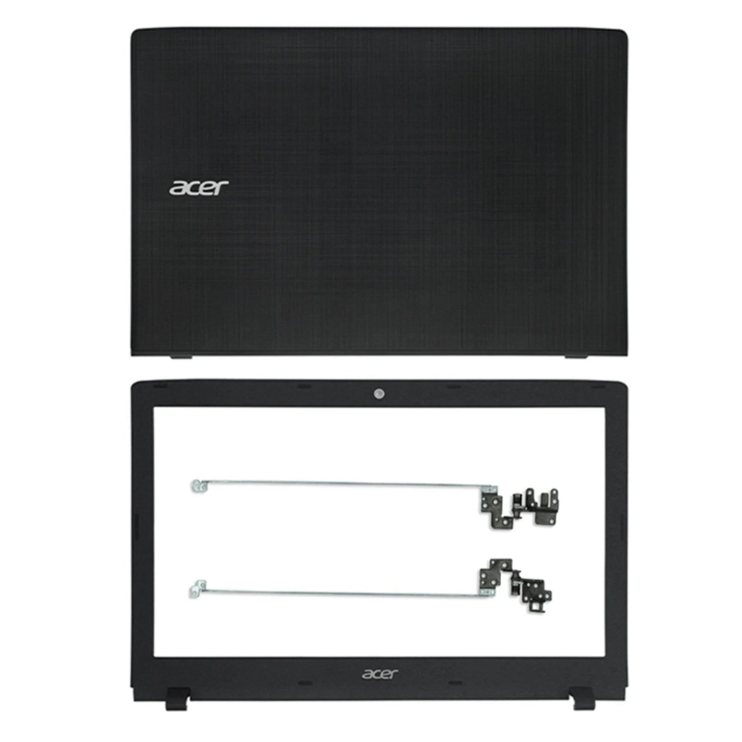 LappyPower LCD Back Cover ABH for ACER ASPIRE E5-523 553 E5-575 E5-576 E5-576G (With Hinge and Front Bezel) (Black)