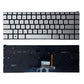 LappyPower Laptop Keyboard compatible for HP Spectre X360 13-AP 13-AP0047 13-AP0084TU TPN-Q212 (Silver with Backlight)