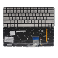 LappyPower Laptop Keyboard compatible for HP Spectre 13-3000 13T-3000 13-3000EA (Silver with Backlight)