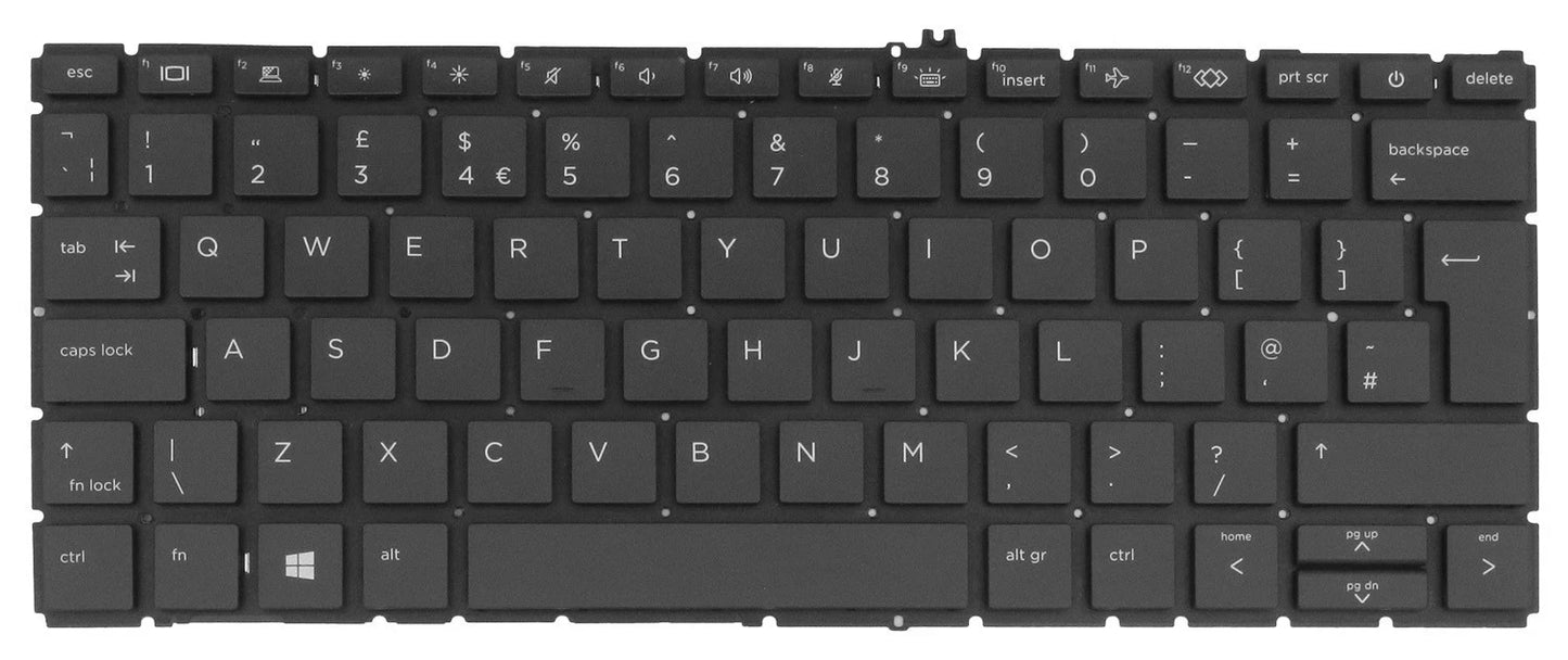 LappyPower Laptop Keyboard compatible for HP EliteBook 830 G7 G8 835 G7 G8 730 G7 G8 735 G7 G8 UK BIG ENTER with Backlight