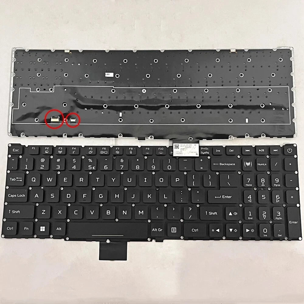 LappyPower Laptop Keyboard compatible for Acer Predator Helios 16 PH16-71 Gaming with RGB Backlight