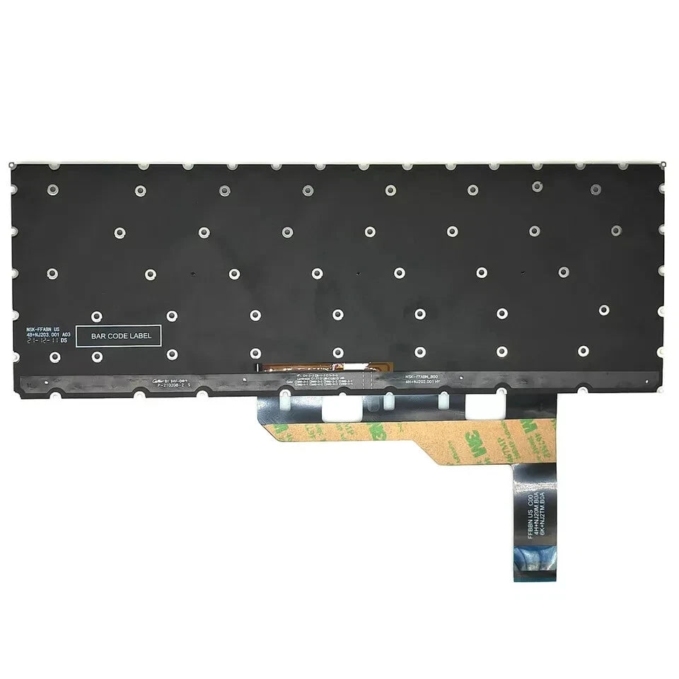 LappyPower Laptop Keyboard for MSI Stealth GS66 GE66 MS-1541 MS-1542 Black with Backlit