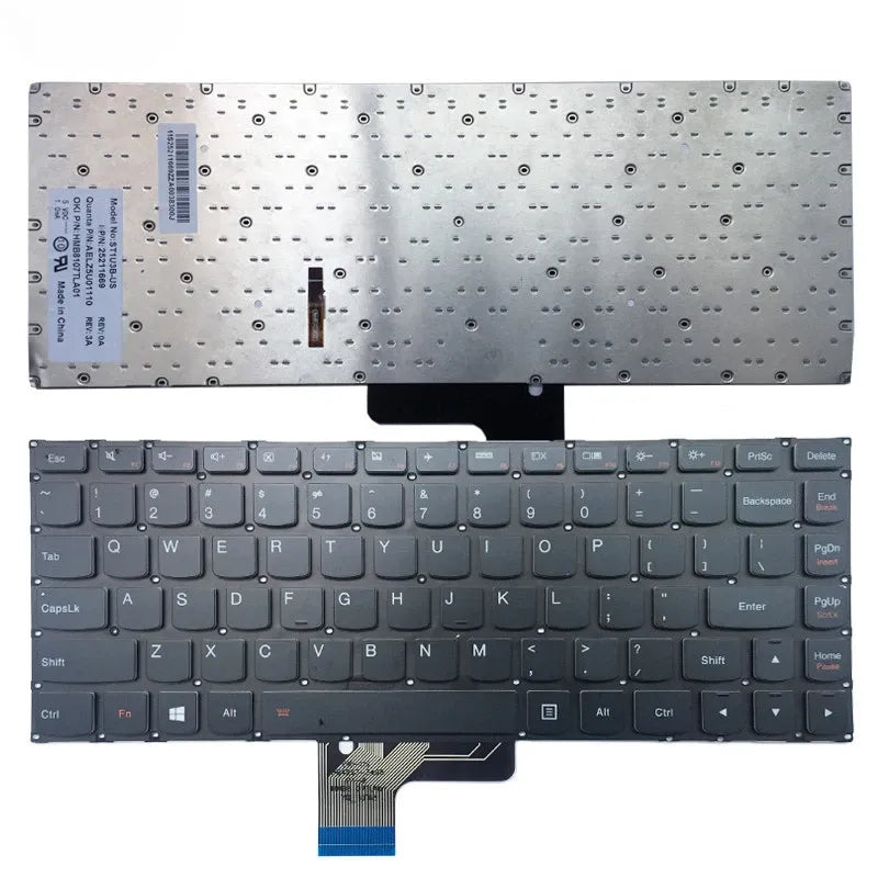 LappyPower Laptop Keyboard for Lenovo Ideapad U430 U430P U330 U330P U330T with Backlit