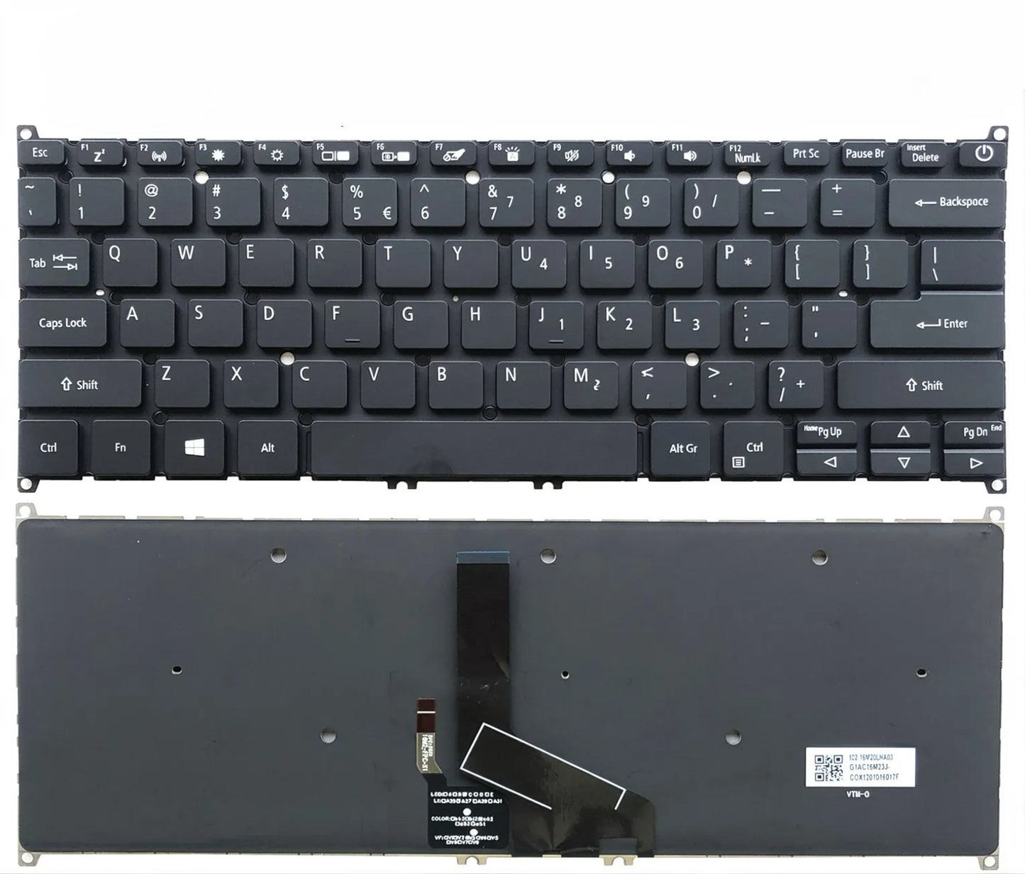 LappyPower Laptop Keyboard compatible for Acer SF313-51 SF314-42 SF314-58 with Backlight
