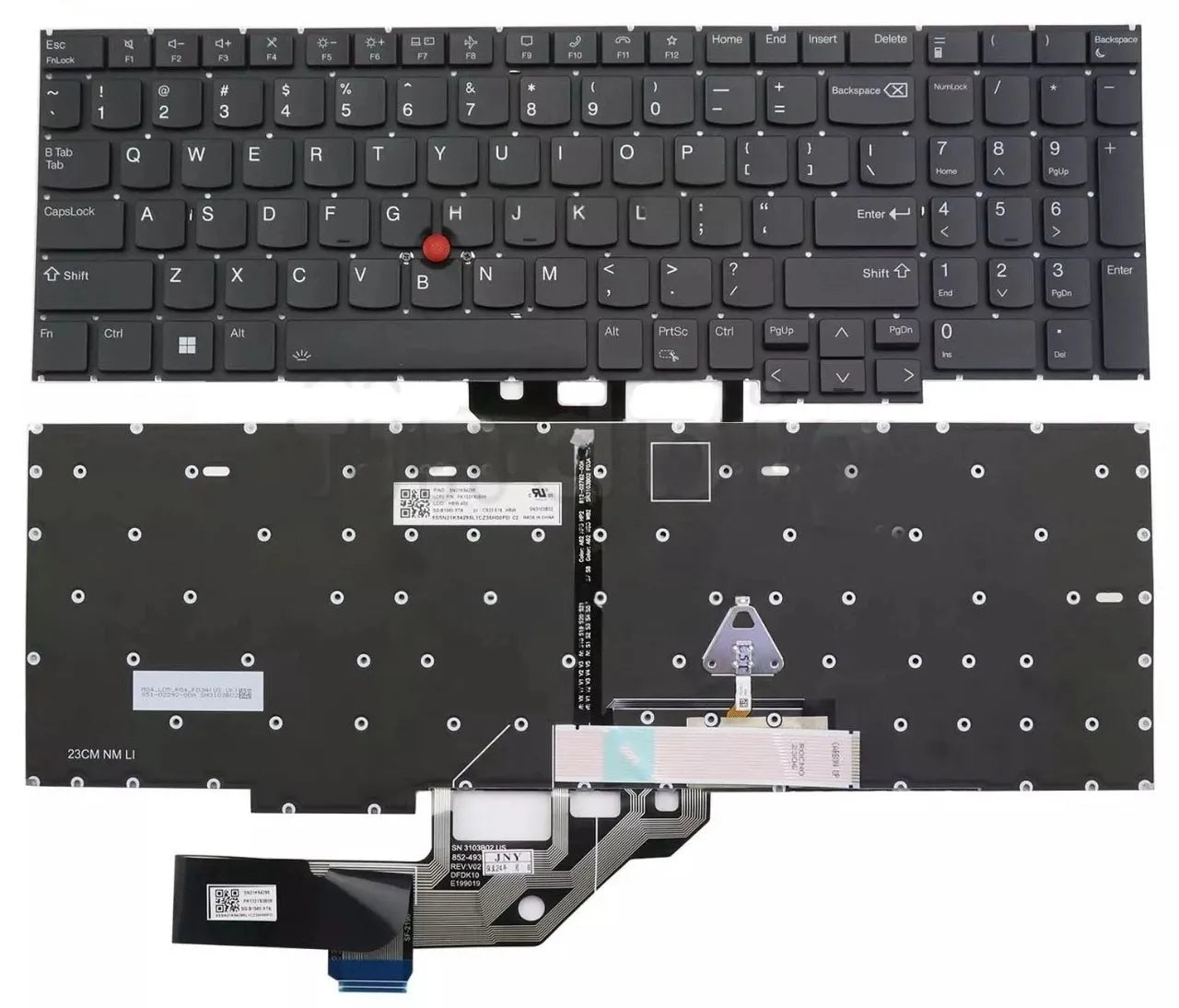 LappyPower Laptop Keyboard for Lenovo ThinkPad E16 Gen 1 with Backlit and mouse