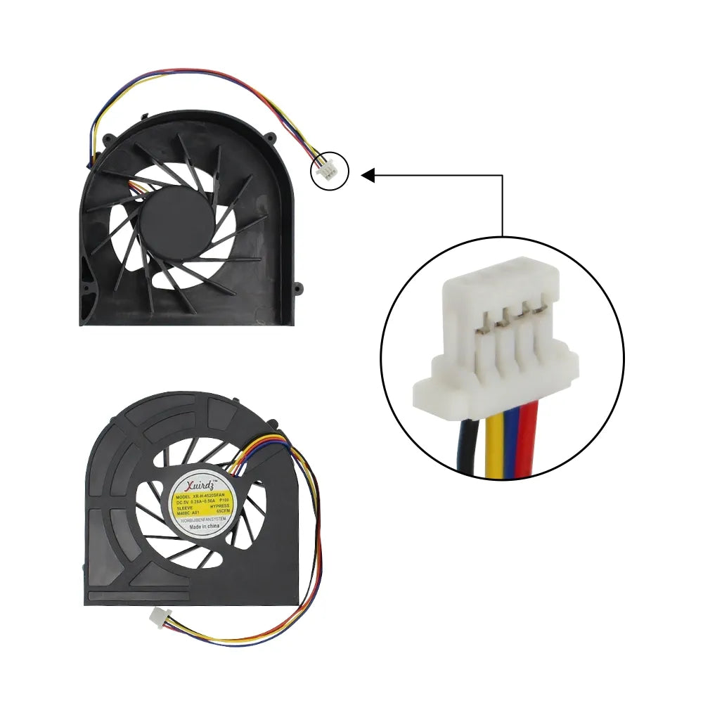 LappyPower Laptop CPU Cooling Fan for HP ProBook 4520S 4720S 4525S Series (4 Pin)