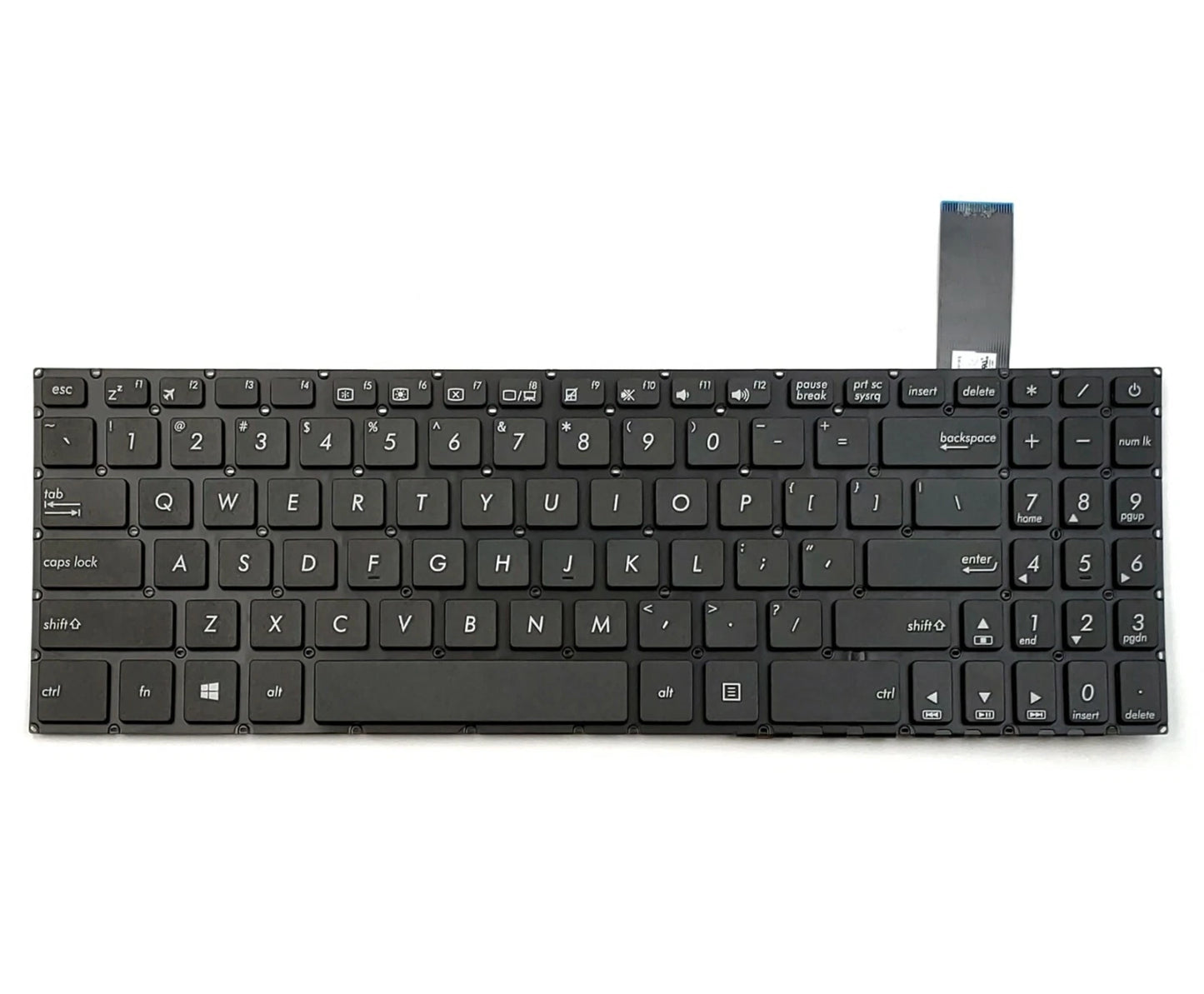 LappyPower Laptop Keyboard for Asus FX570 FX570D FX570U FX570UD FX570Z FX570ZD without Backlit