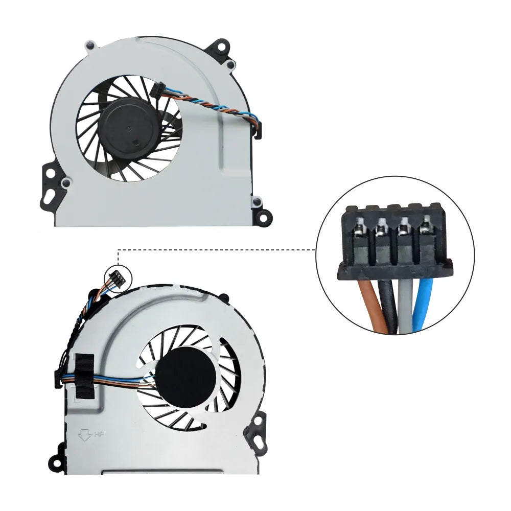 LappyPower Laptop CPU Cooling Fan for HP Envy 15 15T 15-T 15-J 17-J Series (4 Pin)